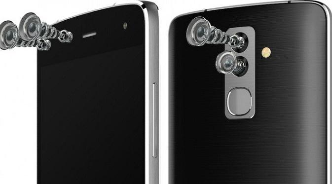 Smartphone perdana Alcatel yang memiliki 4 kamera sekaligus 