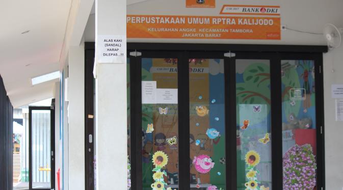 Faslitas perpustakaan di RPTRA Kalijodo diharapkan mampu meningkatkan minat baca anak-anak Jakarta. Foto: Ahmad Ibo/ Liputan6.com.