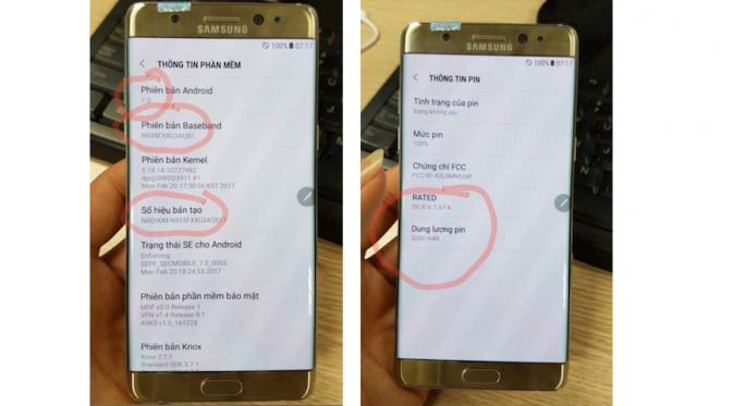 Inikah Galaxy Note 7 hasil rekondisi (Sumber: Ubergizmo)