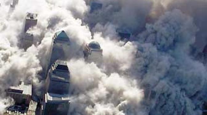 Foto serangan 11 September 2001 ke Gedung World Trade Center yang baru diterbitkan menyusul permintaan Stasiun televisi ABC News berdasarkan undang undang kebebasan informasi. (bbc.co.uk/Indonesia)