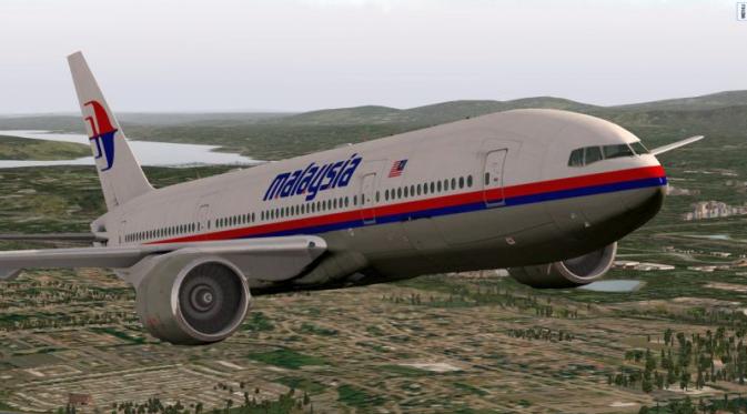 Ilustrasi MH370 (Istimewa)