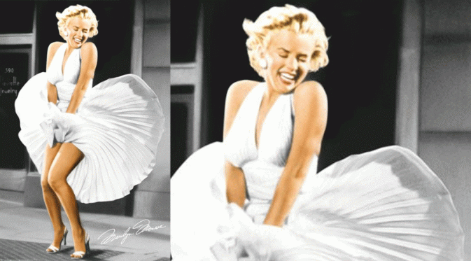 Jolly buste Gesprekelijk Seperti Marilyn Monroe, Rok Kate Upton Tersibak Berkali-kali - ShowBiz  Liputan6.com