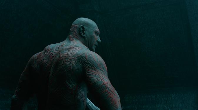 Karakter Drax yang dimainkan oleh Dave Bautista bakal hadir di Guardians of the Galaxy 2 dan bakal memiliki peran penting di Avengers 3.