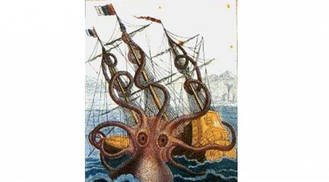 Makhluk mitos Kraken (Wikipedia)