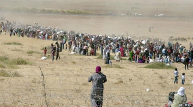 Turki, yang berbagi perbatasan dengan Irak dan Suriah, telah menerima lebih 847.000 pengungsi sejak pemberontakan ISIS 3 tahun terakhir.