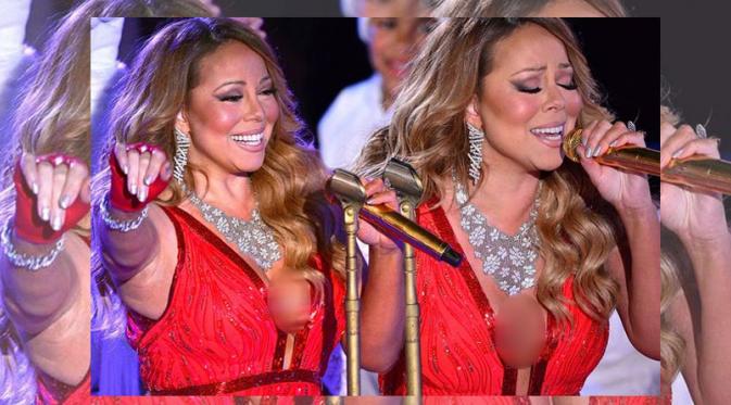 Sambut Natal Mariah Carey Tampil Seksi Pakai Gaun Merah Menyala Showbiz 