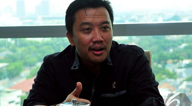 Menpora Imam Nahrawi saat berkunjung ke kantor Liputan6.com, Jakarta, Rabu (10/12/2014). (Liputan6.com/Johan Tallo)