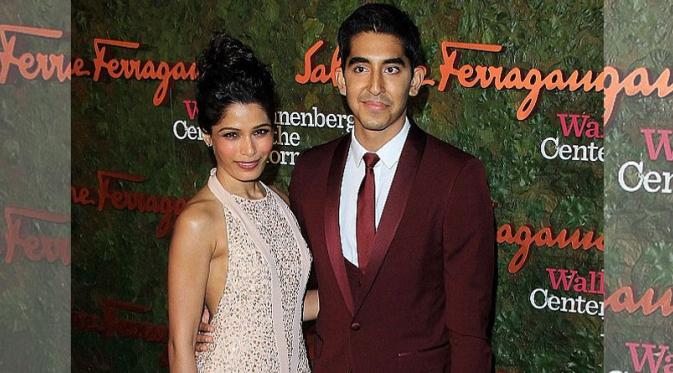 Freida Pinto dan Dev Patel. (sumber: Dailymail)