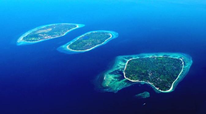 Kepulauan Gili di Lombok memiliki berbagai keindahan untuk para wisatawan.