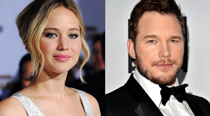 Jennifer Lawrence bakal dampingi bintang utama Guardians of the Galaxy, Chris Pratt di film drama bertema luar angkasa.