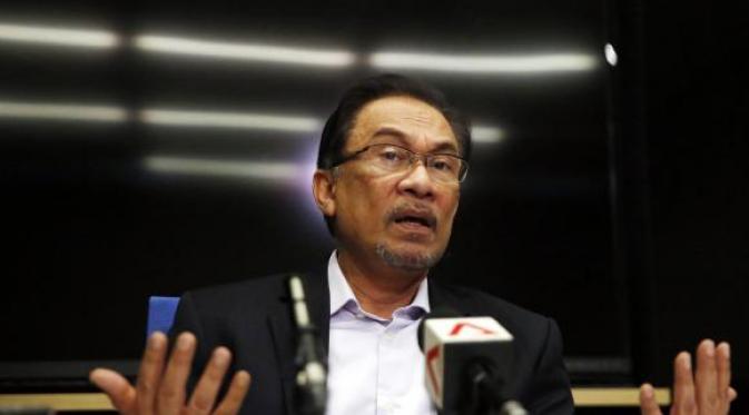 Mantan Wakil PM Malaysia Anwar Ibrahim. (Reuters/Olivia Harris)