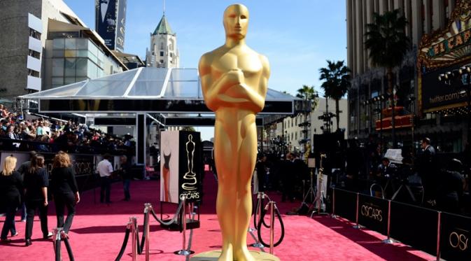 Red Carpet tempat berjalan para selebritis memasuki gedung acara Oscar