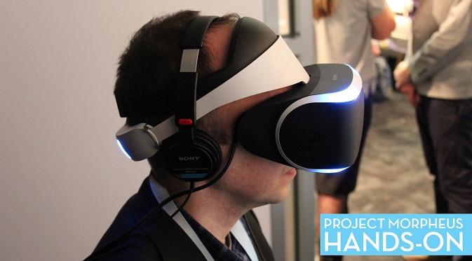 Headset VR (virtual reality) yang diberi nama Morpheus ini akan hadir untuk PS4 pada tahun 2016.