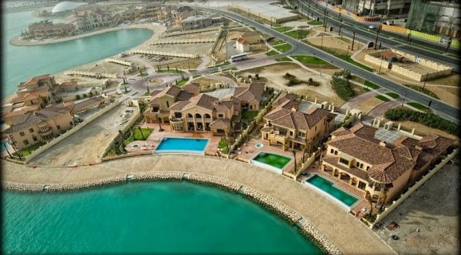 Indahnya Pulau Berbentuk Kalung Mutiara di Qatar