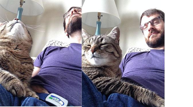 Selfie sama Kucing