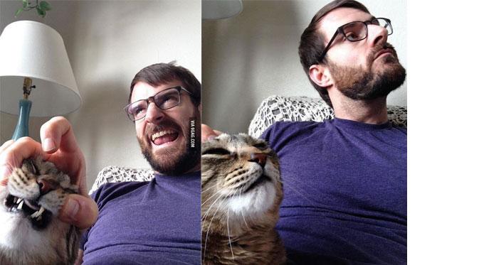 Selfie sama Kucing