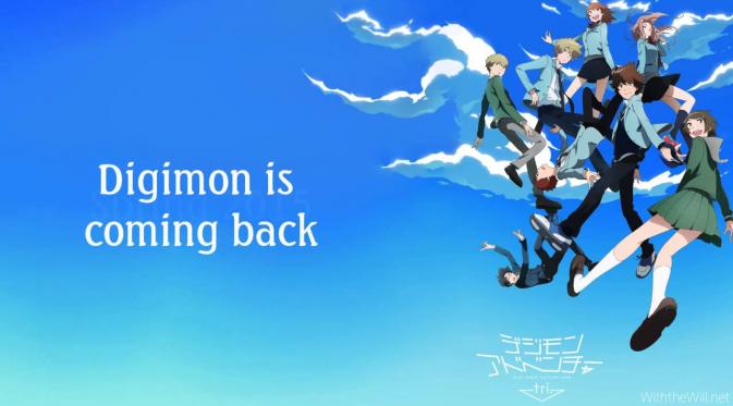 Delapan pengisi suara asli monster di anime Digimon Adventure, bakal reuni kembali di Digimon Adventure Tri.
