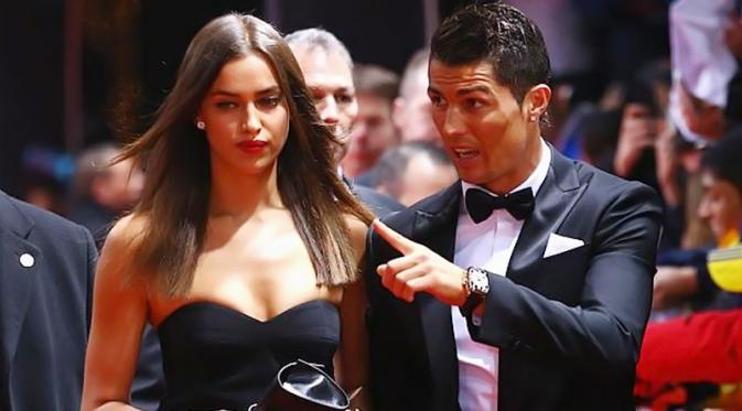 Irina Shayk saat masih bersama Cristiano Ronaldo (News.com.au)