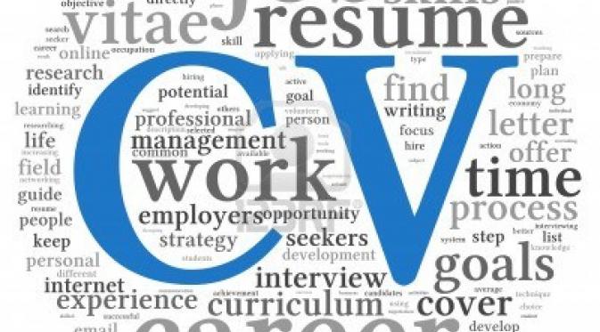 Seleksi Curriculum Vitae (CV) atau resume adalah tahap penilaian pertama sebuah perusahaan terhadap Anda, para pencari kerja. 