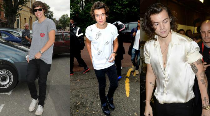 Transformasi Harry Styles One Direction Dari Masa Ke Masa - Lifestyle ...