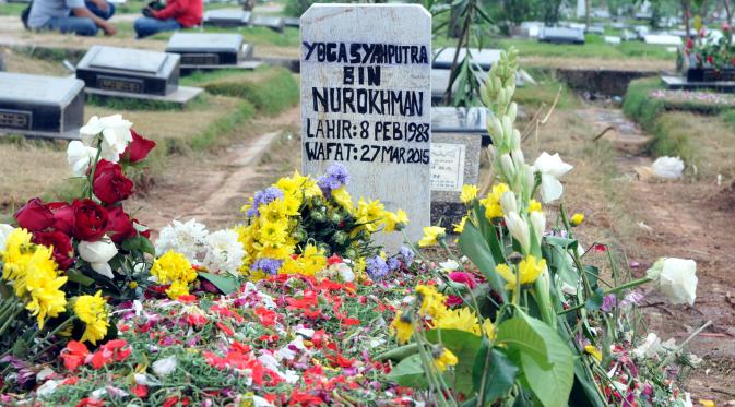 Penampakan Makam Olga Syahputra 