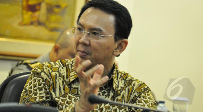 Gubernur DKI Jakarta Basuki Tjahaja Purnama (Ahok) (Liputan6.com/Faizal Fanani)