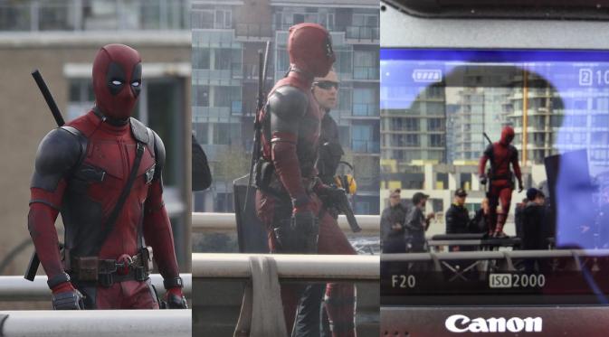 Jalan raya Vancouver ditutup saat Ryan Reynolds melangsungkan syuting film superhero Deadpool.