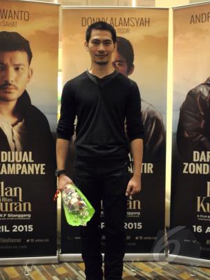 Donny Alamsyah saat menghadiri Premier film Bulan di Atas Kuburan, Jakarta, Sabtu (11/4/2015). (Liputan6.com/Andrian M Tunay)