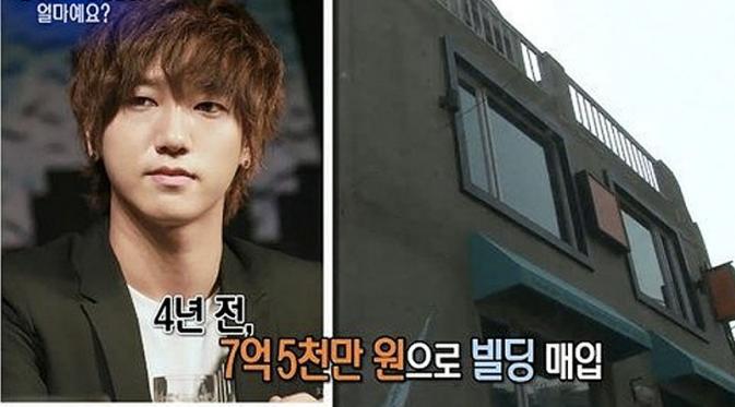 Yesung berhasil menjual real estate dengan harga tinggi