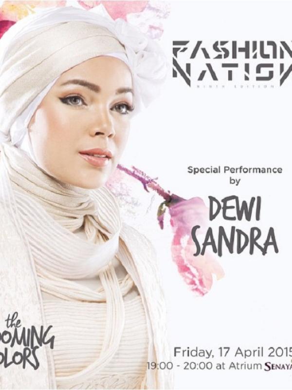 Dewi Sandra nyanyi lagi di acara Fashion Nation (instagram.com/dewisandra)