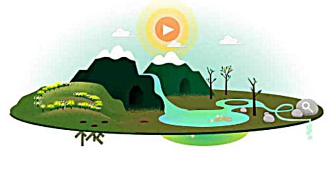 Google Doodle Hari Bumi 2013 | via: ibnlive.in.com