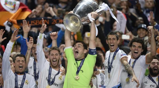 Real Madrid Meraih La Decima di Musim 2013/14 (AFP)