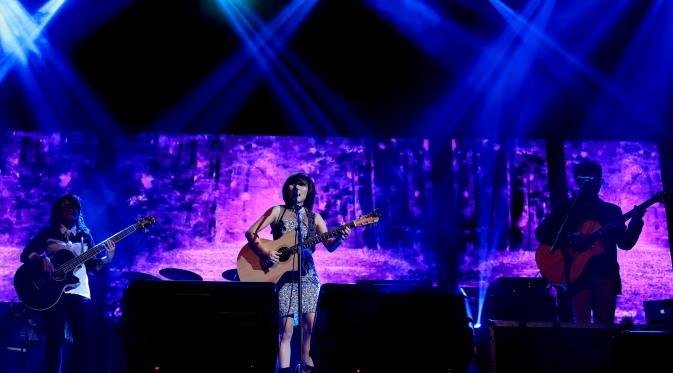 D'Cinnamons tampil di di Graha Bakti Budaya, Taman Ismail Marzuki (Foto: Bintang.com/Wimbarsana)