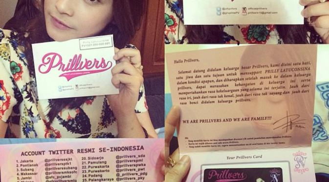 Prilly Latuconsina amat berterima kasih  pada Prillvers. (Instagram @prillylatuconsina96)