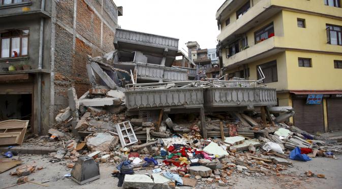 Gempa di Nepal. (Reuters)