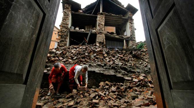 10. Sebelumnya, Nepal pernah diguncang Nepal tiga kali pada 1934 dan 2011  (Via: newscientist.com)