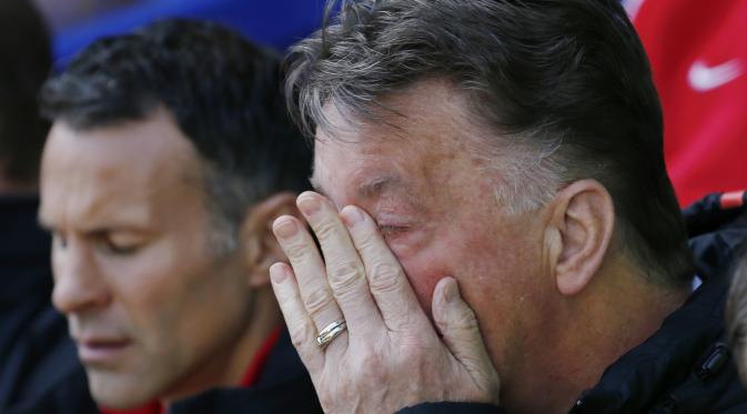 Manajer Manchester United Louis van Gaal