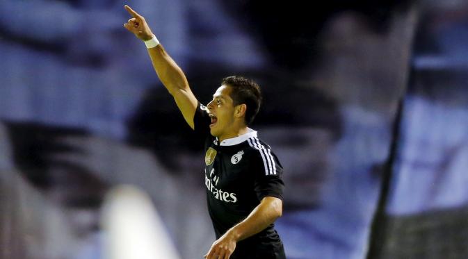 Striker Real Madrid's Javier Hernandez 
