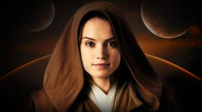 Daisy Ridley, pemeran Rey di film 'Star Wars: The Force Awakens'. (via weeklygravy.com)