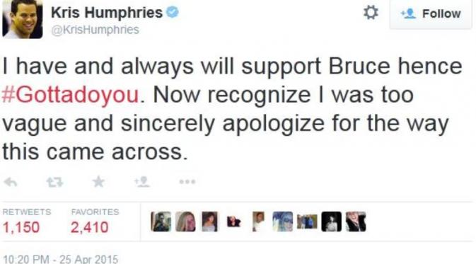 Pembelaan Kris Humphries | via: twitter