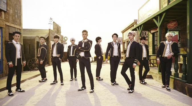 Sepuluh personel Super Junior (via onehallyu.com)