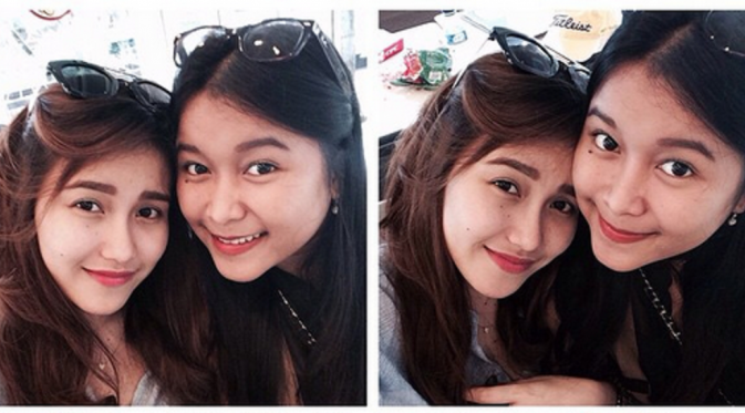 Ayu Ting Ting dan adiknya Syifa (Instagram @ayutingting92)