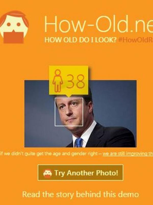 David Cameron, 48 tahun (Via: how-old.net)