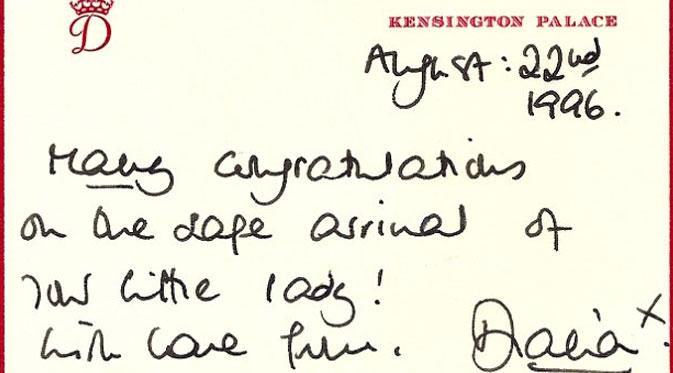 Putri Diana memberikan ucapan selamat ulang tahun untuk juru masaknya, Darren McGrady (via dailymail.co.uk)