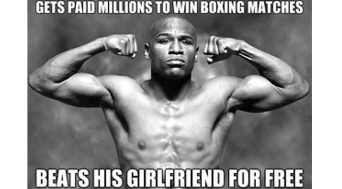Meme Floyd Mayweather Masih Ramai di Dunia Maya | via: boxingscene.com