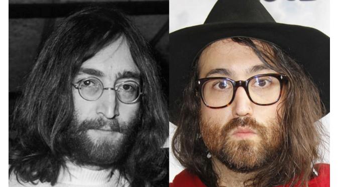 John Lennon & Sean Lennon | via: buzzfeed.com