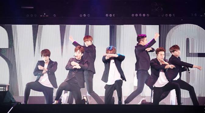 Kemeriahan Konser Super Junior Super Show 6 di Singapura