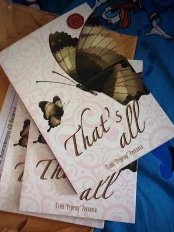 Buku That's All karya Tami | via: google.com