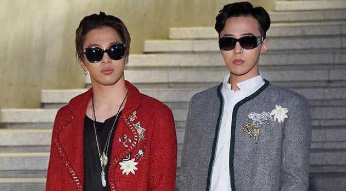 G-Dragon dan Taeyang BigBang (via elleuk.com)