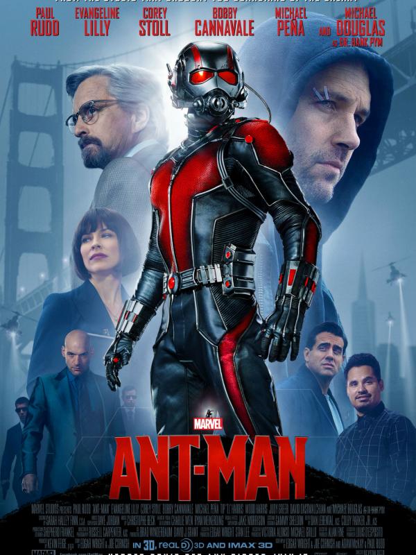 Belakangan, poster baru Ant-Man telah dirilis dan terdiri dari foto-foto seluruh pemain utama dan pendukung.